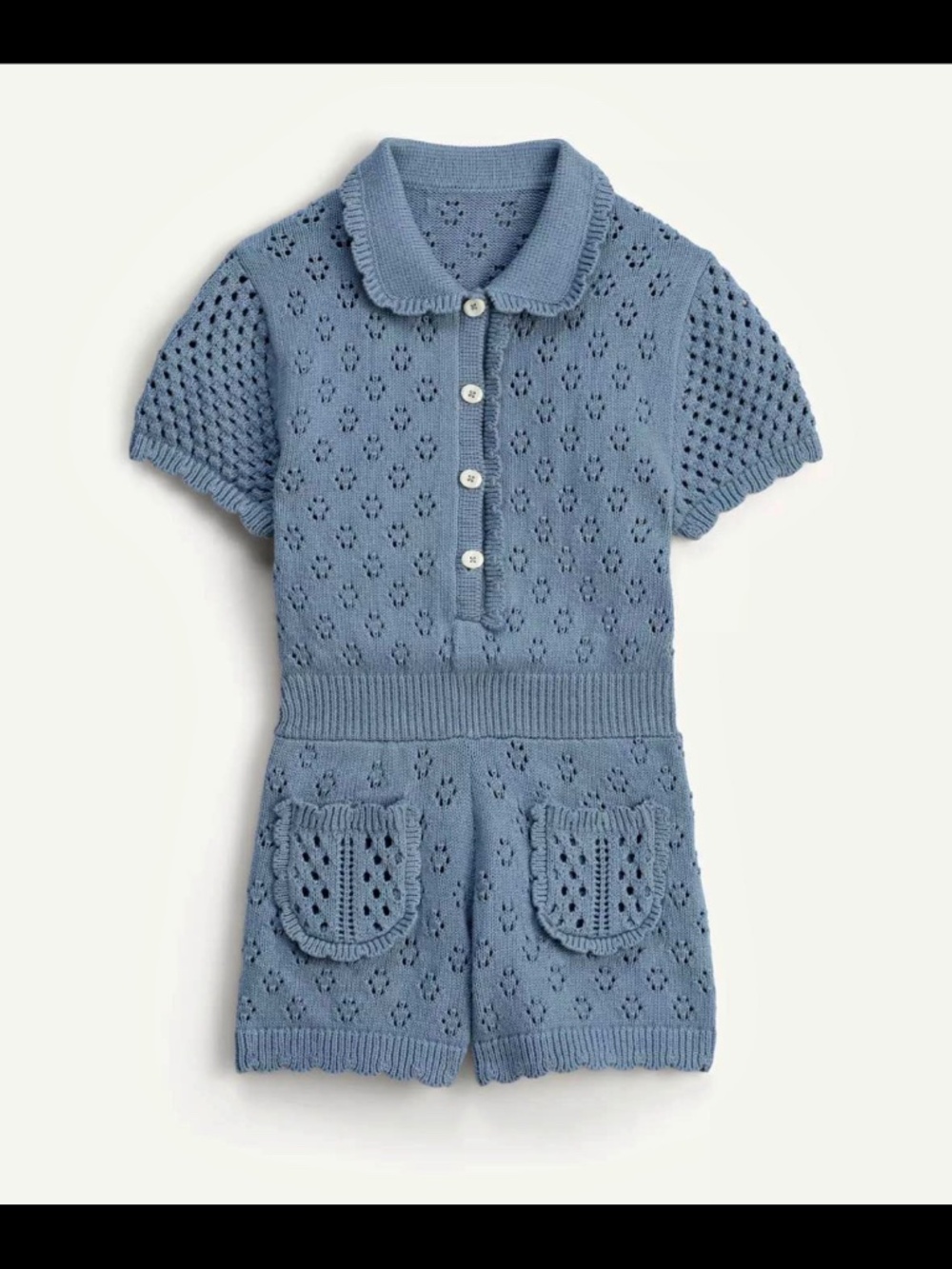 Girls Zara crochet romper